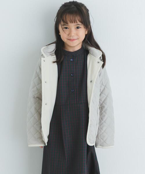 URBAN RESEARCH DOORS（アーバンリサーチドアーズ）の「『洗濯可』キルトジャケット(KIDS)（その他アウター・キッズ・ネイビー/グレー系その他・105/135/120）」の8枚目の写真