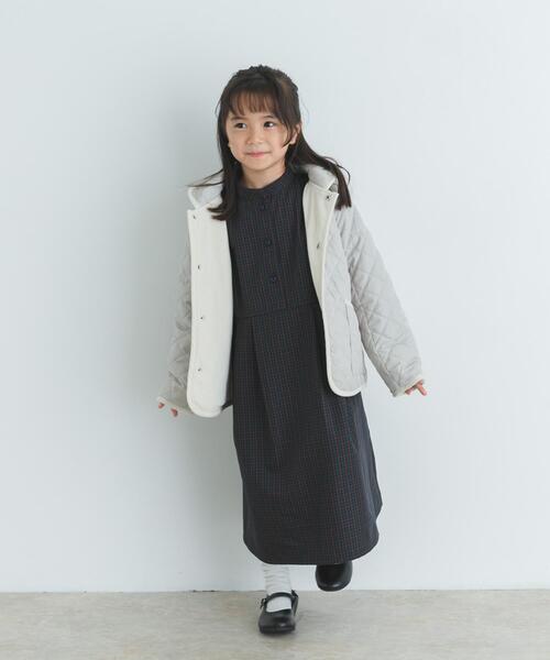 URBAN RESEARCH DOORS（アーバンリサーチドアーズ）の「『洗濯可』キルトジャケット(KIDS)（その他アウター・キッズ・ネイビー/グレー系その他・105/135/120）」の11枚目の写真