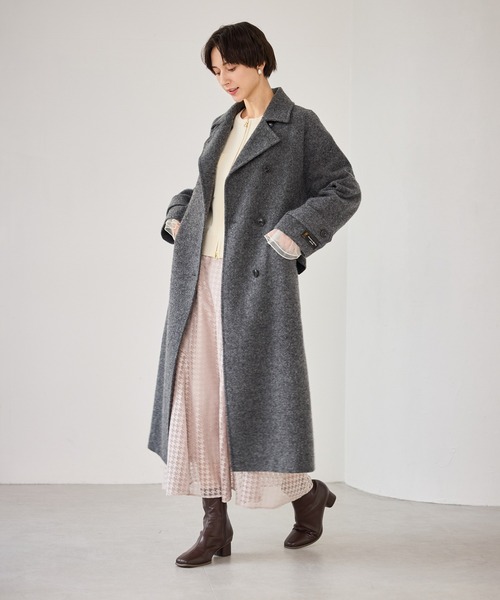 JAPAN FABRIC スタンドカラーロングコート/一部WEB限定カラー