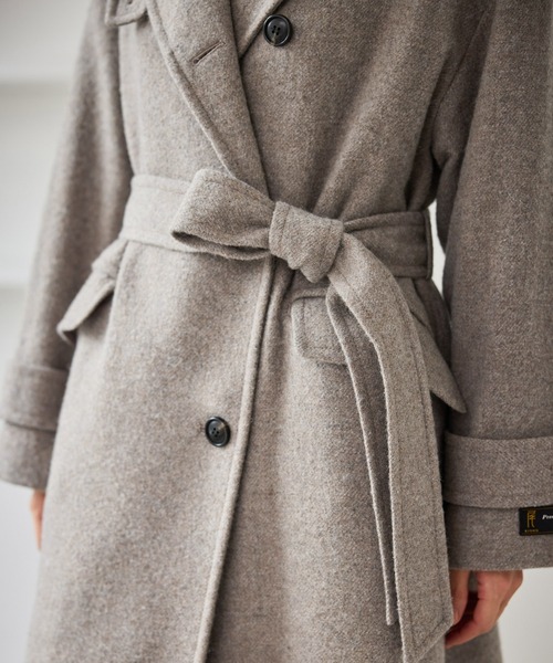 セール】JAPAN FABRIC スタンドカラーロングコート/一部WEB限定カラー