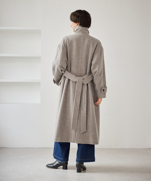 美品⭐︎ロペピクニック⭐︎JAPAN FABRICスタンドカラーロングコート ce017-38483-03b.jpg?basethum=225