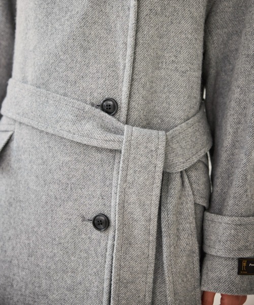セール】JAPAN FABRIC スタンドカラーロングコート/一部WEB限定カラー