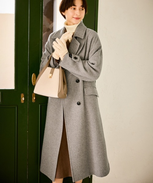 JAPAN FABRIC スタンドカラーロングコート/一部WEB限定カラー