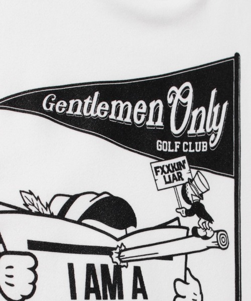 LIBERTY CITY（リバティシティ）の「【LIBERTY CITY/リバティーシティ】 [I AM A GENTLEMAN] ライト・スウェット・クルーネック（スウェット・メンズ・ホワイト/ブラック・1/2/3/4）」の5枚目の写真