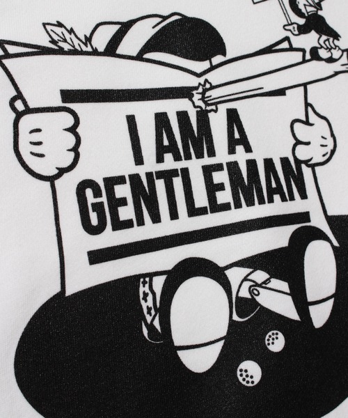 LIBERTY CITY（リバティシティ）の「【LIBERTY CITY/リバティーシティ】 [I AM A GENTLEMAN] ライト・スウェット・クルーネック（スウェット・メンズ・ホワイト/ブラック・1/2/3/4）」の7枚目の写真