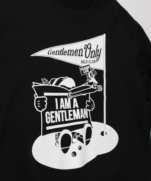 LIBERTY CITY（リバティシティ）の「【LIBERTY CITY/リバティーシティ】 [I AM A GENTLEMAN] ライト・スウェット・クルーネック（スウェット・メンズ・ホワイト/ブラック・1/2/3/4）」の18枚目の写真
