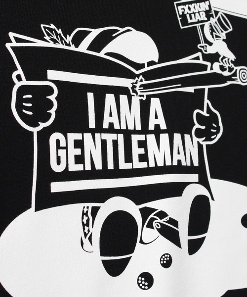 LIBERTY CITY（リバティシティ）の「【LIBERTY CITY/リバティーシティ】 [I AM A GENTLEMAN] ライト・スウェット・クルーネック（スウェット・メンズ・ホワイト/ブラック・1/2/3/4）」の21枚目の写真