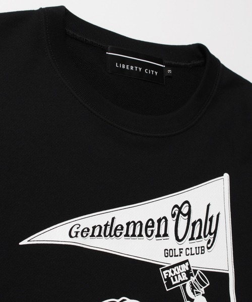 LIBERTY CITY（リバティシティ）の「【LIBERTY CITY/リバティーシティ】 [I AM A GENTLEMAN] ライト・スウェット・クルーネック（スウェット・メンズ・ホワイト/ブラック・1/2/3/4）」の22枚目の写真