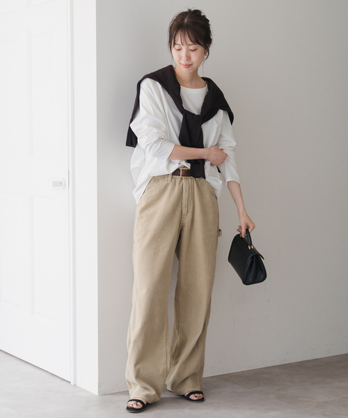 追加2》ボートネックバックタックプルオーバー（Tシャツ/カットソー