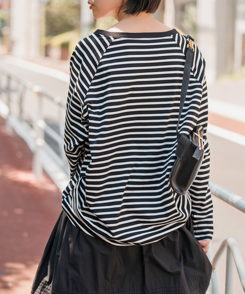 追加2》ボートネックバックタックプルオーバー（Tシャツ/カットソー