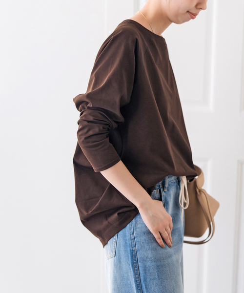 Spick and Span　ボートネックバックタックプルオーバー 追加2》ボートネックバックタックプルオーバー（Tシャツ