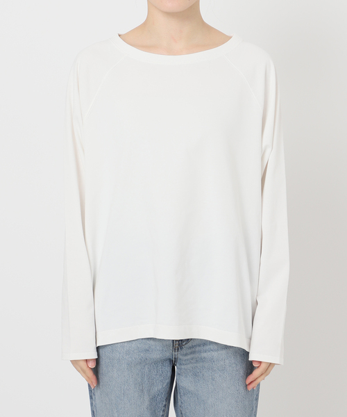 Spick & Span(スピックアンドスパン)の「《追加2》ボートネックバックタックプルオーバー(Tシャツ/カットソー・レディース・ブラウン/マルチ/ホワイト/ブラック・FREE)」の7枚目の写真