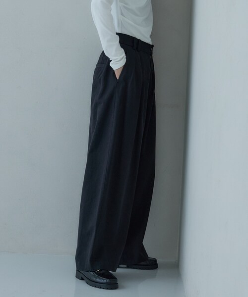GALLEST(ギャレスト)の「タックワイドパンツ(その他パンツ・レディース・ブラック/ベージュ/オフホワイト・40/38/36)」の15枚目の写真