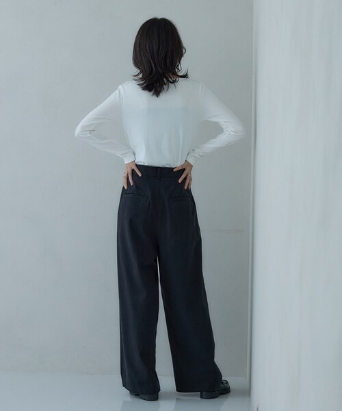 GALLEST(ギャレスト)の「タックワイドパンツ(その他パンツ・レディース・ブラック/ベージュ/オフホワイト・40/38/36)」の19枚目の写真
