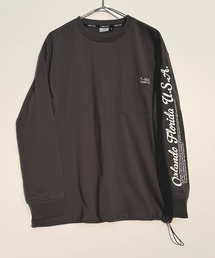 everyone グレー 長袖カットソー S カットソー レディース 長袖 ラグラン Tシャツ ロンT 秋 冬 綿混