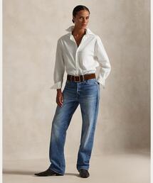 POLORALPH LAUREN◆ストレートパンツ/30/コットン/IDG POLO RALPH LAUREN｜ポロ ラルフ ローレン（レディース）のパンツ