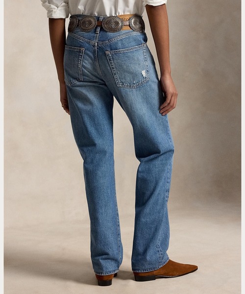 POLO RALPH LAUREN(ポロ ラルフ ローレン)の「ハイライズ リラックス ストレート ジーンズ(デニムパンツ・レディース・ブルー・26S/24S/25S/27S/28S/29S)」の7枚目の写真