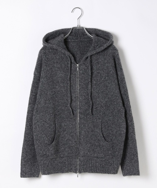 Heather（ヘザー）の「WZIPニットフーディ　603658（ニット/セーター・レディース・アイボリー/チャコールグレー/ベージュ・FREE）」の11枚目の写真