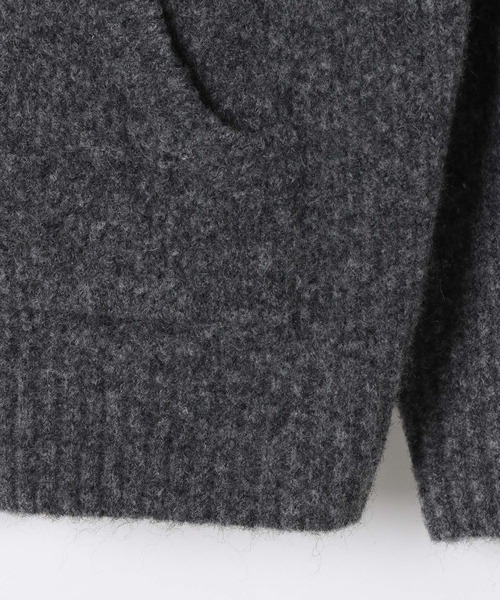 Heather（ヘザー）の「WZIPニットフーディ　603658（ニット/セーター・レディース・アイボリー/チャコールグレー/ベージュ・FREE）」の13枚目の写真