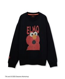 【BOO! FRIENDS】【UNISEX】グランジ加工 キャラクター プルオーバー