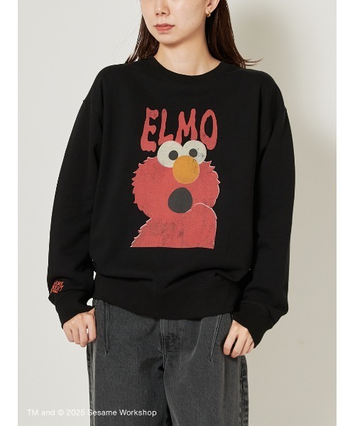 SESAME STREET(セサミストリート)の「【BOO! FRIENDS】【UNISEX】グランジ加工 キャラクター プルオーバー(スウェット・レディース・ブルー/レッド/パープル・M/L)」の9枚目の写真
