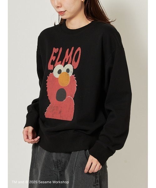 SESAME STREET(セサミストリート)の「【BOO! FRIENDS】【UNISEX】グランジ加工 キャラクター プルオーバー(スウェット・レディース・ブルー/レッド/パープル・M/L)」の8枚目の写真