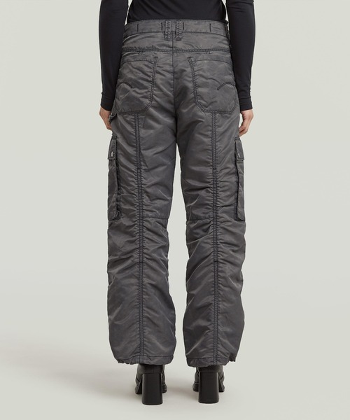G-STAR(ジースター)の「【UNISEX】Mega Cargo Pants/ユニセックスウォッシュ加工ワイドルーズナイロンカーゴパンツ(カーゴパンツ・レディース・グレー系その他・27inch/26inch/25inch/24inch)」の3枚目の写真