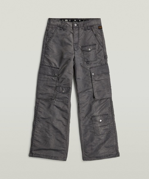 G-STAR(ジースター)の「【UNISEX】Mega Cargo Pants/ユニセックスウォッシュ加工ワイドルーズナイロンカーゴパンツ(カーゴパンツ・レディース・グレー系その他・27inch/26inch/25inch/24inch)」の6枚目の写真