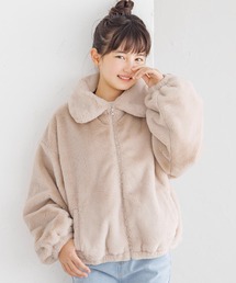 coca（coca）（コカ）の「キッズ フェイクファージップブルゾン（ブルゾン）」