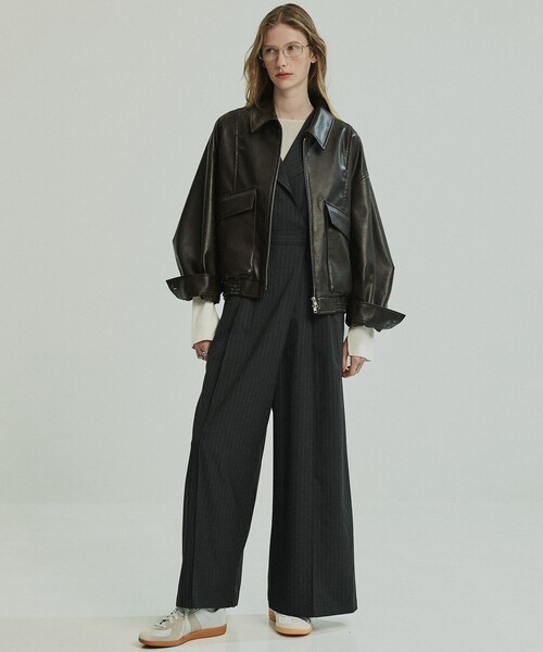 アシメラップオールインワン（つなぎ/オールインワン）｜PUBLIC TOKYO