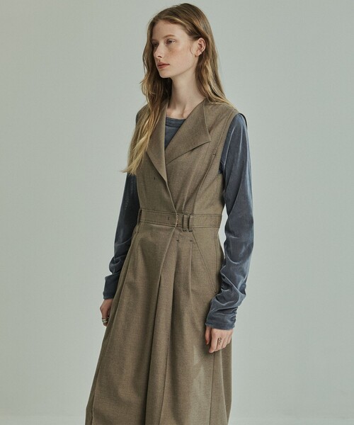 アシメラップオールインワン（つなぎ/オールインワン）｜PUBLIC TOKYO