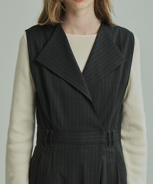 アシメラップオールインワン（つなぎ/オールインワン）｜PUBLIC TOKYO