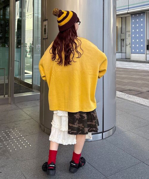 まるお(@_maruoo0___)企画】レース切替迷彩巻きスカート