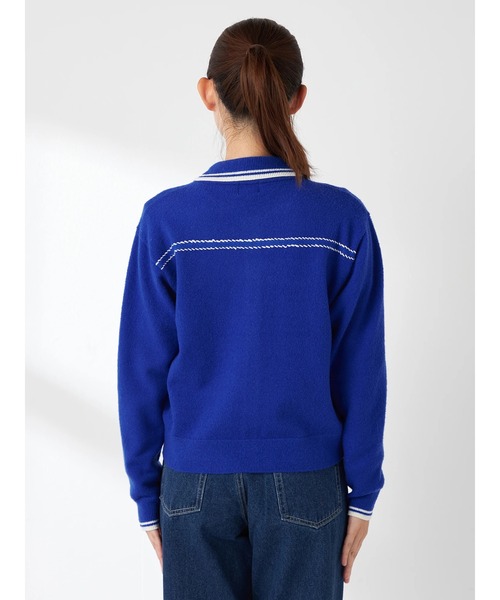 McGREGOR(マックレガー)の「【EDIT-B】ニットショートジャケット(カーディガン/ボレロ・レディース・ロイヤルブルー/ブラック・M)」の20枚目の写真