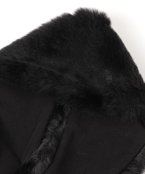 FOUND GOOD（ファウンドグッド）の「リボンマフラー（マフラー・レディース・ベージュ/ブラック・FREE）」の8枚目の写真