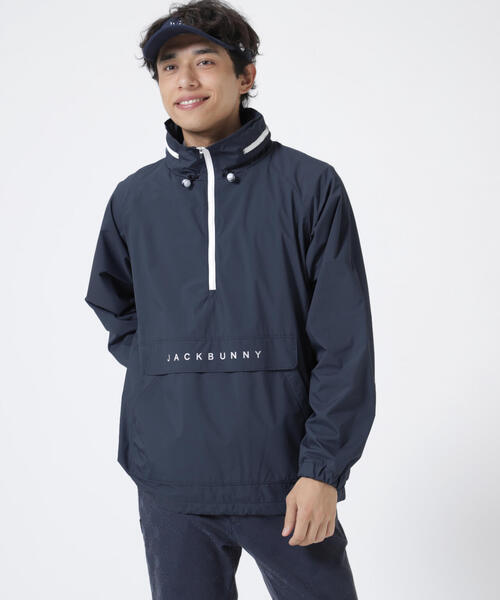 ネイビー　LL　サイズ　6 ジャックバニー　ハーフジップシャツ　ゴルフウェア ネイビー LL サイズ 6 ジャックバニー ハーフジップシャツ ゴルフ
