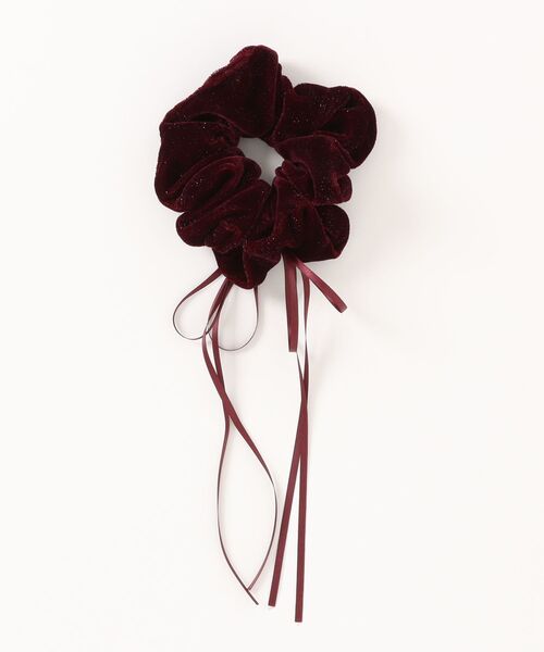 flower（フラワー）の「トゥインクルベロアシュシュ（シュシュ・レディース・ブラック/レッド・FREE）」の13枚目の写真