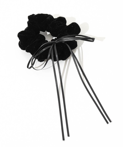 flower（フラワー）の「トゥインクルベロアシュシュ（シュシュ・レディース・ブラック/レッド・FREE）」の20枚目の写真