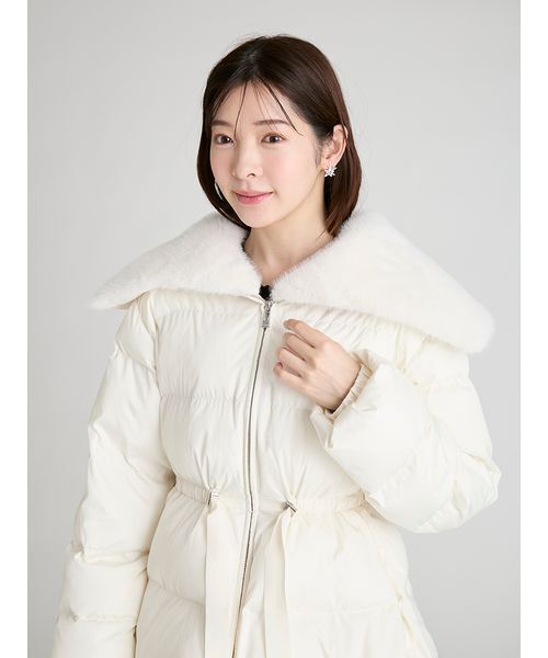 CELFORD（セルフォード）の「ファー襟付きキルティングショートコート