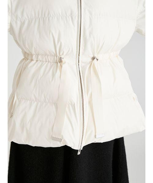 CELFORD（セルフォード）の「ファー襟付きキルティングショートコート（ダウンジャケット/コート・レディース・アイボリー/ブラック・36/38）」の12枚目の写真