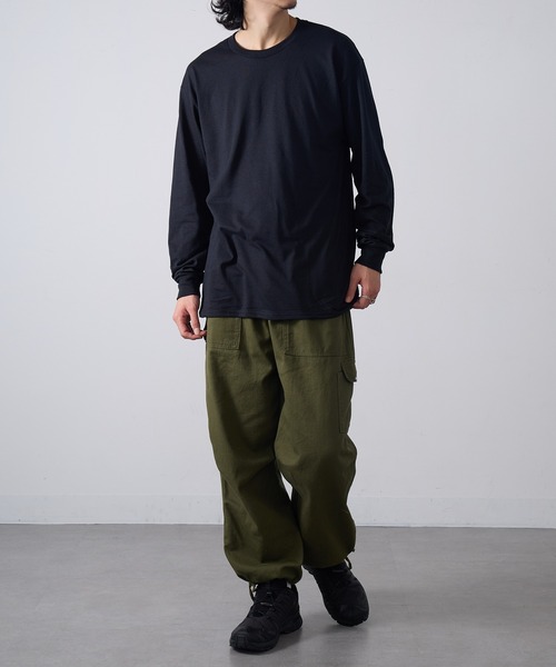 セール】【JERZEES】5.4 oz. DRI-POWER 50/50 Long-Sleeve T-Shirt
