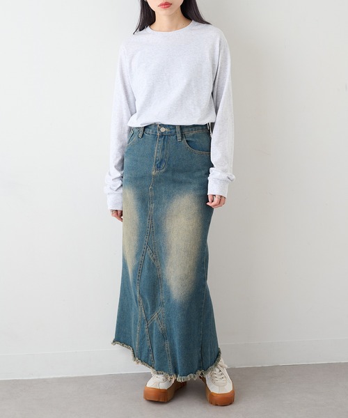 JERZEES（ジャージーズ）の「【JERZEES】5.4 oz. DRI-POWER 50/50 Long-Sleeve T-Shirt 長袖Tシャツ 無地  ロンT 29LSR UNTR（Tシャツ/カットソー・メンズ・ブラック/グレー/チャコールグレー/アッシュ/ネイビー/ホワイト・S/M/L/XL）」の22枚目の写真