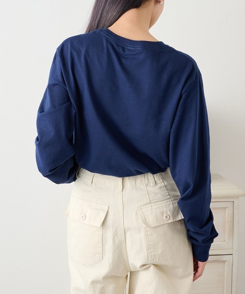 JERZEES（ジャージーズ）の「【JERZEES】5.4 oz. DRI-POWER 50/50 Long-Sleeve T-Shirt 長袖Tシャツ 無地  ロンT 29LSR UNTR（Tシャツ/カットソー・メンズ・ブラック/グレー/チャコールグレー/アッシュ/ネイビー/ホワイト・S/M/L/XL）」の17枚目の写真