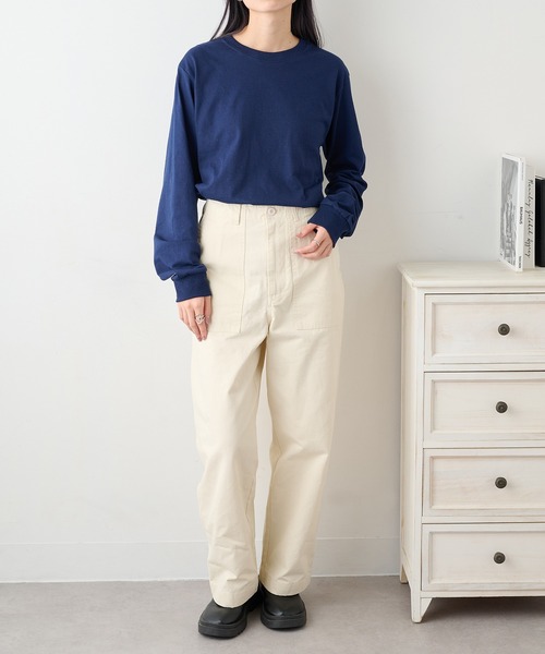 JERZEES（ジャージーズ）の「【JERZEES】5.4 oz. DRI-POWER 50/50 Long-Sleeve T-Shirt 長袖Tシャツ 無地  ロンT 29LSR UNTR（Tシャツ/カットソー・メンズ・ブラック/グレー/チャコールグレー/アッシュ/ネイビー/ホワイト・S/M/L/XL）」の16枚目の写真