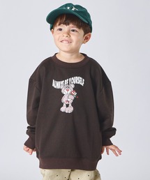 pairmanon(ペアマノン)の【まいにちスウェット】【リンクコーデ】ユニセックス 裏毛 くまプリント スウェット(スウェット)