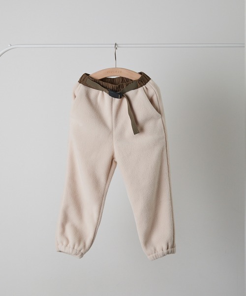riziere（リジェール）の「バイカラーフリースパンツ（その他パンツ・キッズ・アイボリー/ネイビー・150/140/130/120/110/100/90）」の8枚目の写真