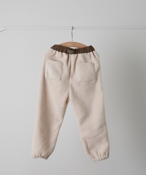 riziere（リジェール）の「バイカラーフリースパンツ（その他パンツ・キッズ・アイボリー/ネイビー・150/140/130/120/110/100/90）」の9枚目の写真