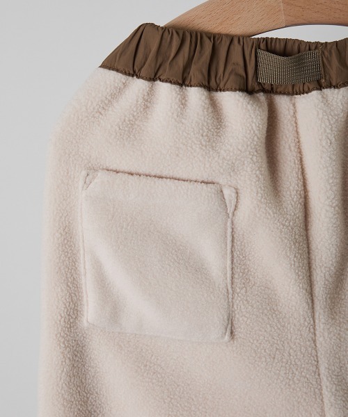 riziere（リジェール）の「バイカラーフリースパンツ（その他パンツ・キッズ・アイボリー/ネイビー・150/140/130/120/110/100/90）」の12枚目の写真