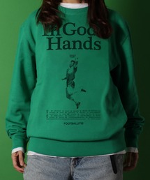 LIBERTY CITY（リバティシティ）の「【LIBERTY CITY/リバティーシティ】 [IN GOD'S HANDS] ライト・スウェット・クルーネック（スウェット）」