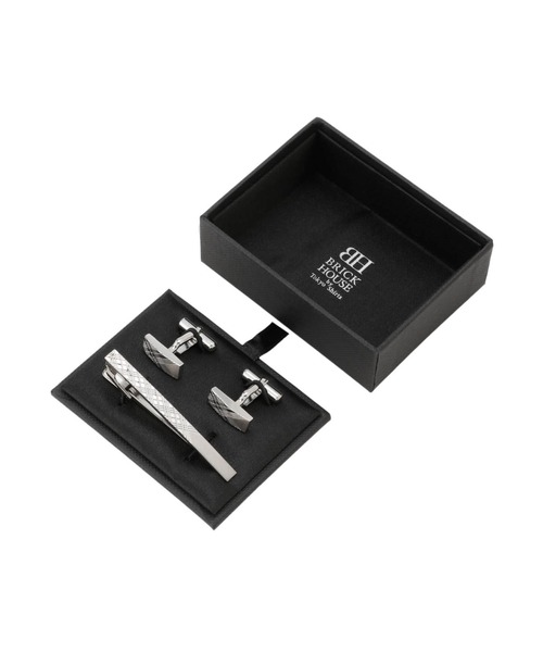 TOKYO SHIRTS（トウキョウシャツ）の「タイピンカフスセット（カフリンクス・メンズ・シルバー・FREE）」の2枚目の写真